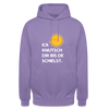 Ick knutsch dir Sonne! - Unisex Hoodie - Lavendel