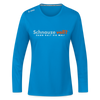 Schnauze voll? Dann halt sie mal! - Frauen Sport Langarmshirt - Saphirblau