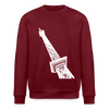 Der Funkturm - Unisex Bio Sweatshirt - Burgunderrot