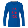 Ick bin Ick! - Frauen Sport Langarmshirt - Royalblau