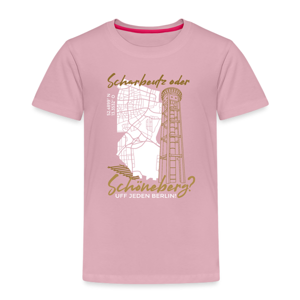 Scharbeutz oder Schöneberg - Kinder Premium T-Shirt - Hellrosa