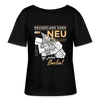 Neuseeland oder Neukölln - Relaxed Rundhals Frauen Bio-T-Shirt - Schwarz