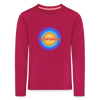 Schöneberg retro - Kinder Langarmshirt - dunkles Pink