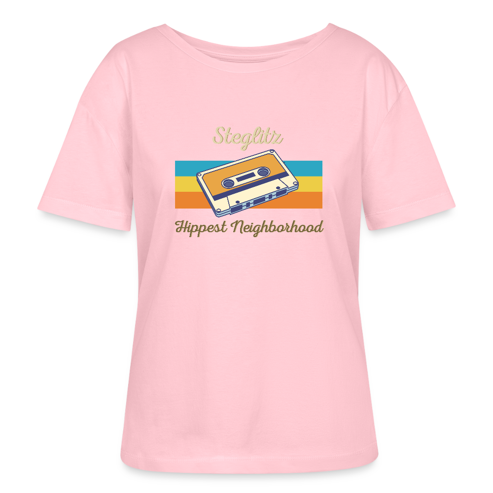 Steglitz Hippest Neighborhood - Relaxed Rundhals Frauen Bio-T-Shirt - Hellrosa