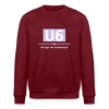 U6 - Unisex Bio Sweatshirt - Burgunderrot