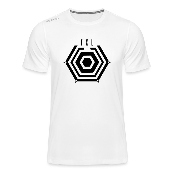 Tegel TXL Umrisse - Männer Sport-Shirt - Weiß