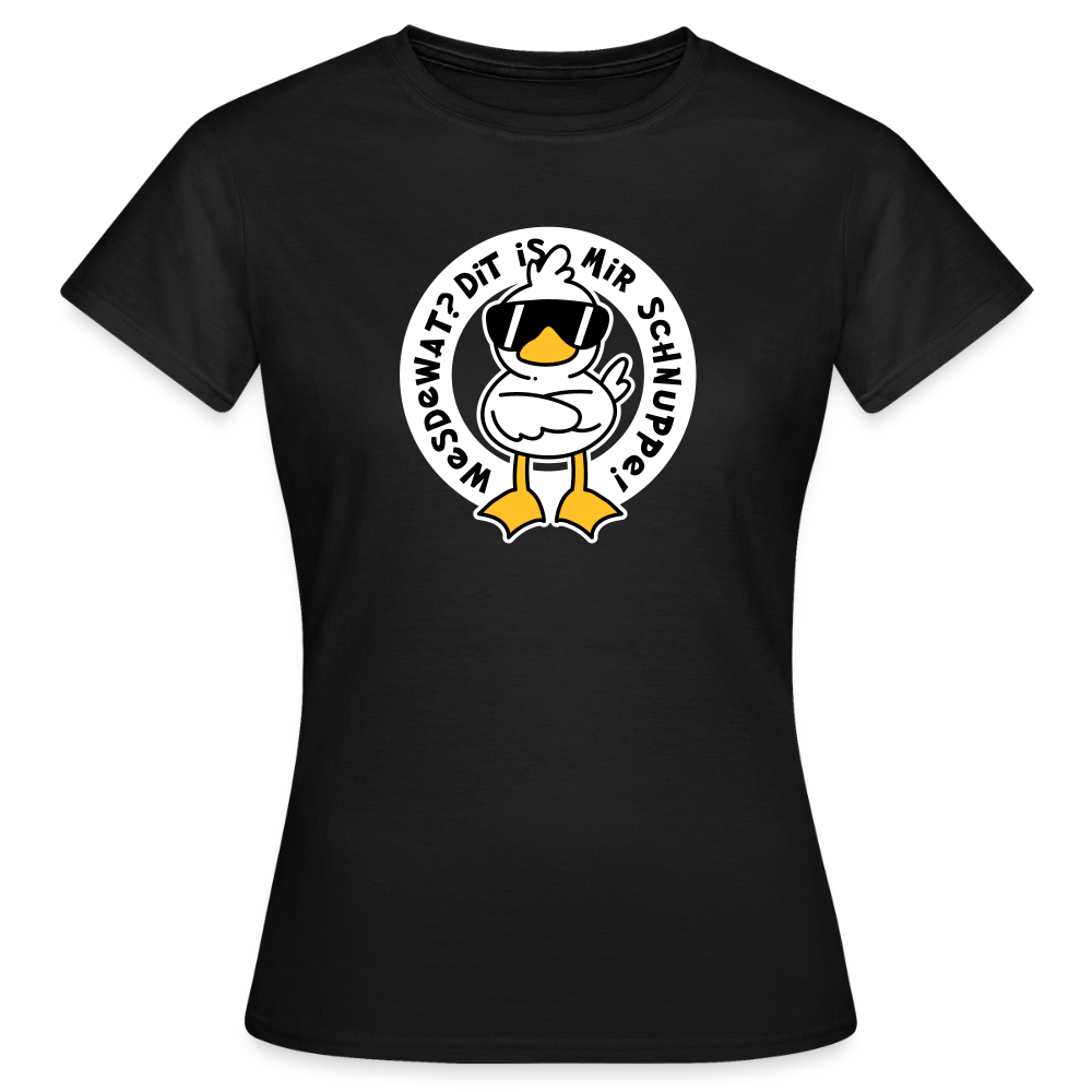 Wesdewat? - Frauen Premium T-Shirt - Schwarz