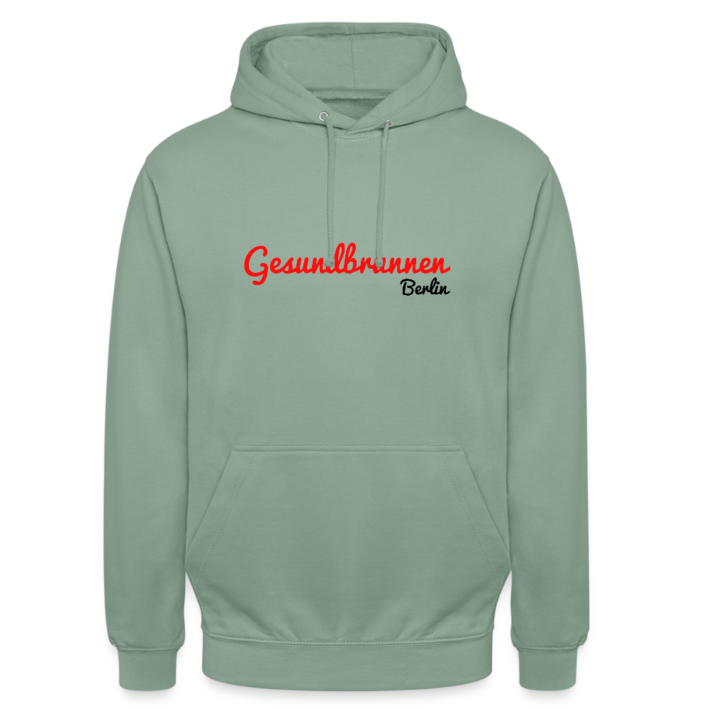 Gesundbrunnen Berlin - Unisex Hoodie - Graugrün