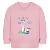 Roller Zum Berliner Fernsehturm - Baby Bio Pullover - Hellrosa