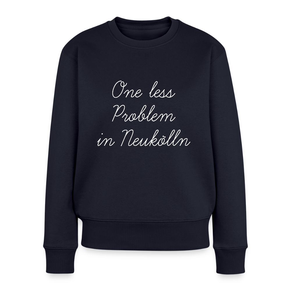 One Less Problem in Neukölln - Frauen Premium Pullover - Navy