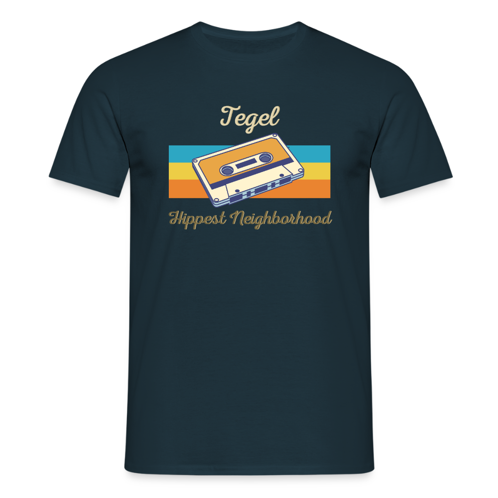 Tegel Hippest Neighborhood - Männer Premium T-Shirt - Navy