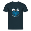 Bester Papa - Männer Premium T-Shirt - Navy