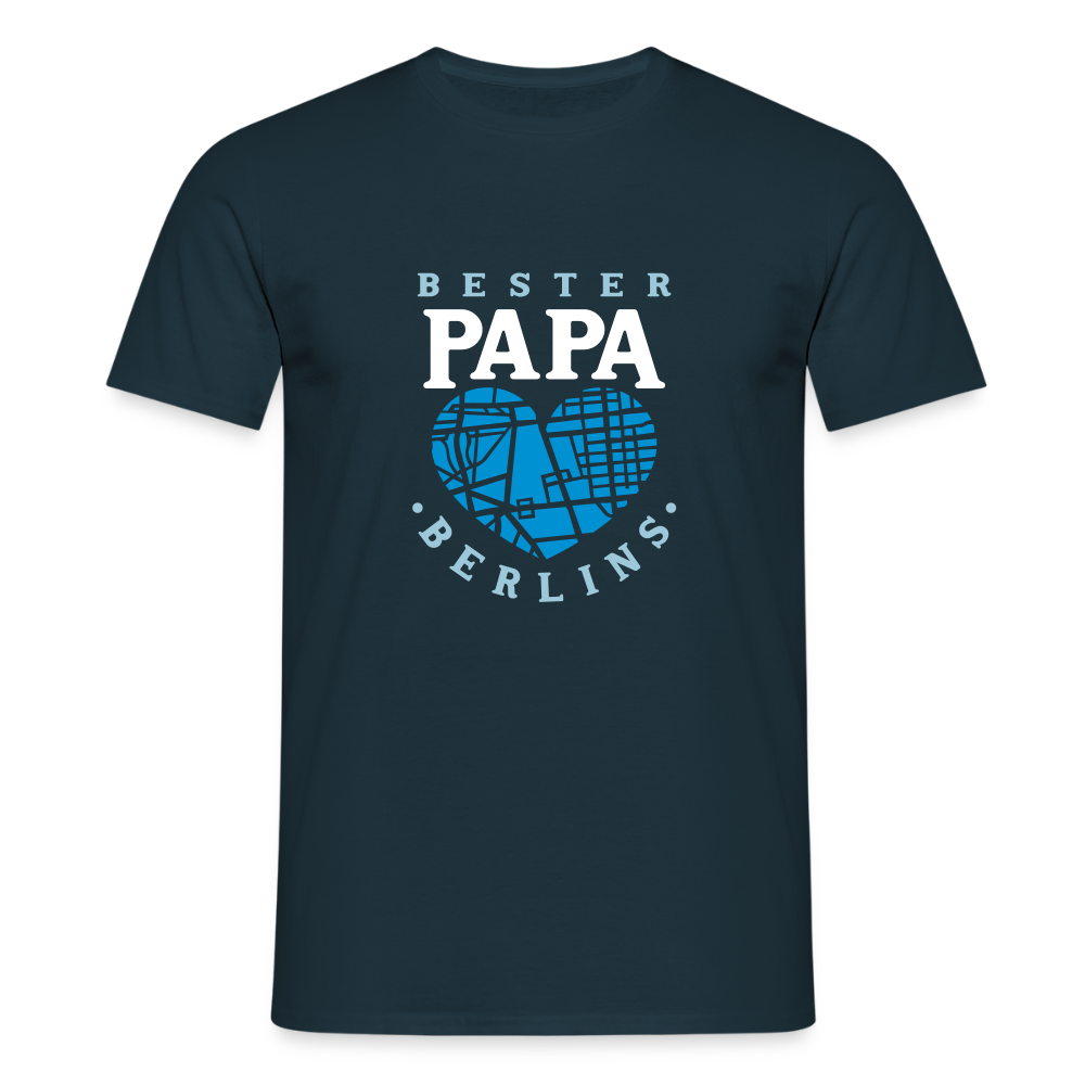 Bester Papa - Männer Premium T-Shirt - Navy