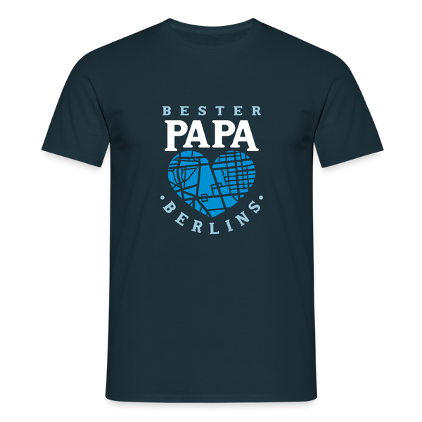 Bester Papa - Männer Premium T-Shirt - Navy