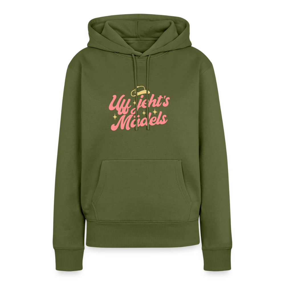 Uff jeht’s Mädels - Frauen Premium Hoodie - Khaki