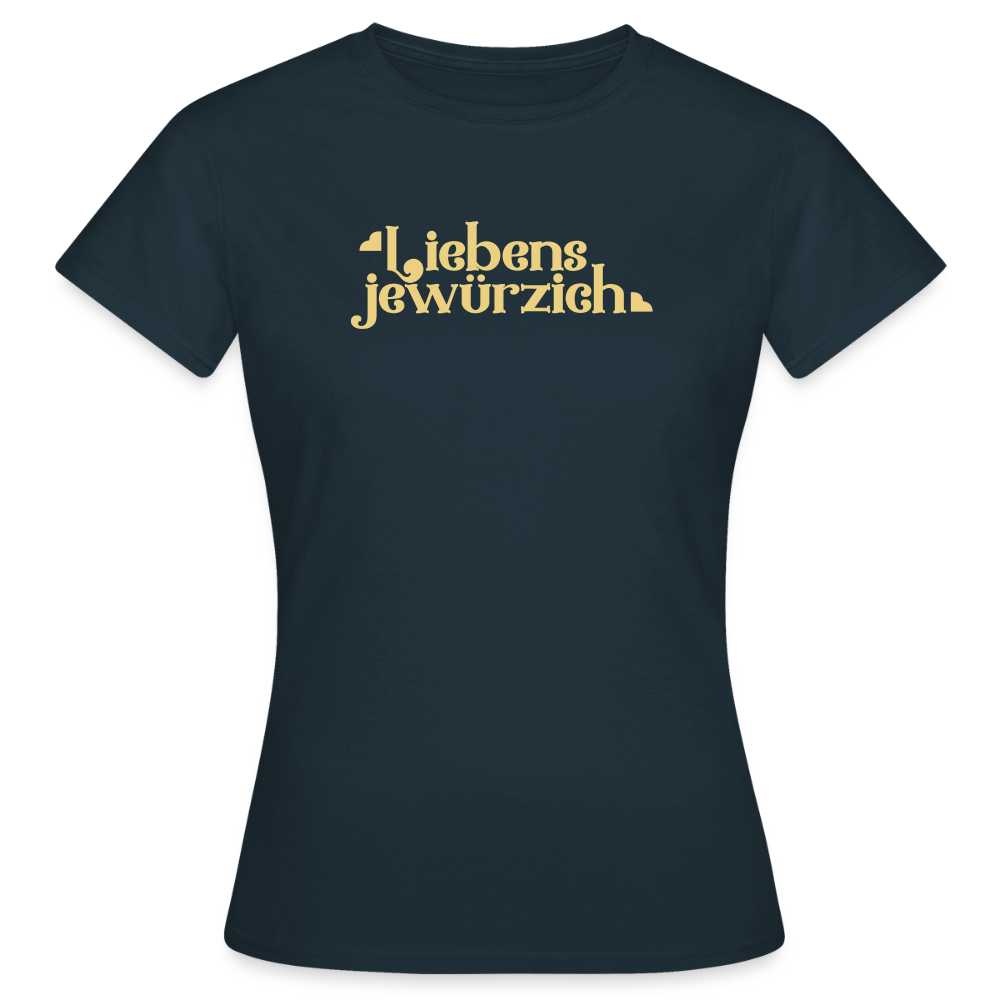 Liebensjewürzich - Frauen Premium T-Shirt - Navy