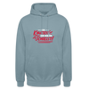 Ick knutsch dir! - Unisex Hoodie - Nebelblau