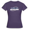 Mach ma’ halblang! - Frauen Premium T-Shirt - Dunkellila