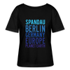 Spandau Planet Earth - Relaxed Rundhals Frauen Bio-T-Shirt - Schwarz