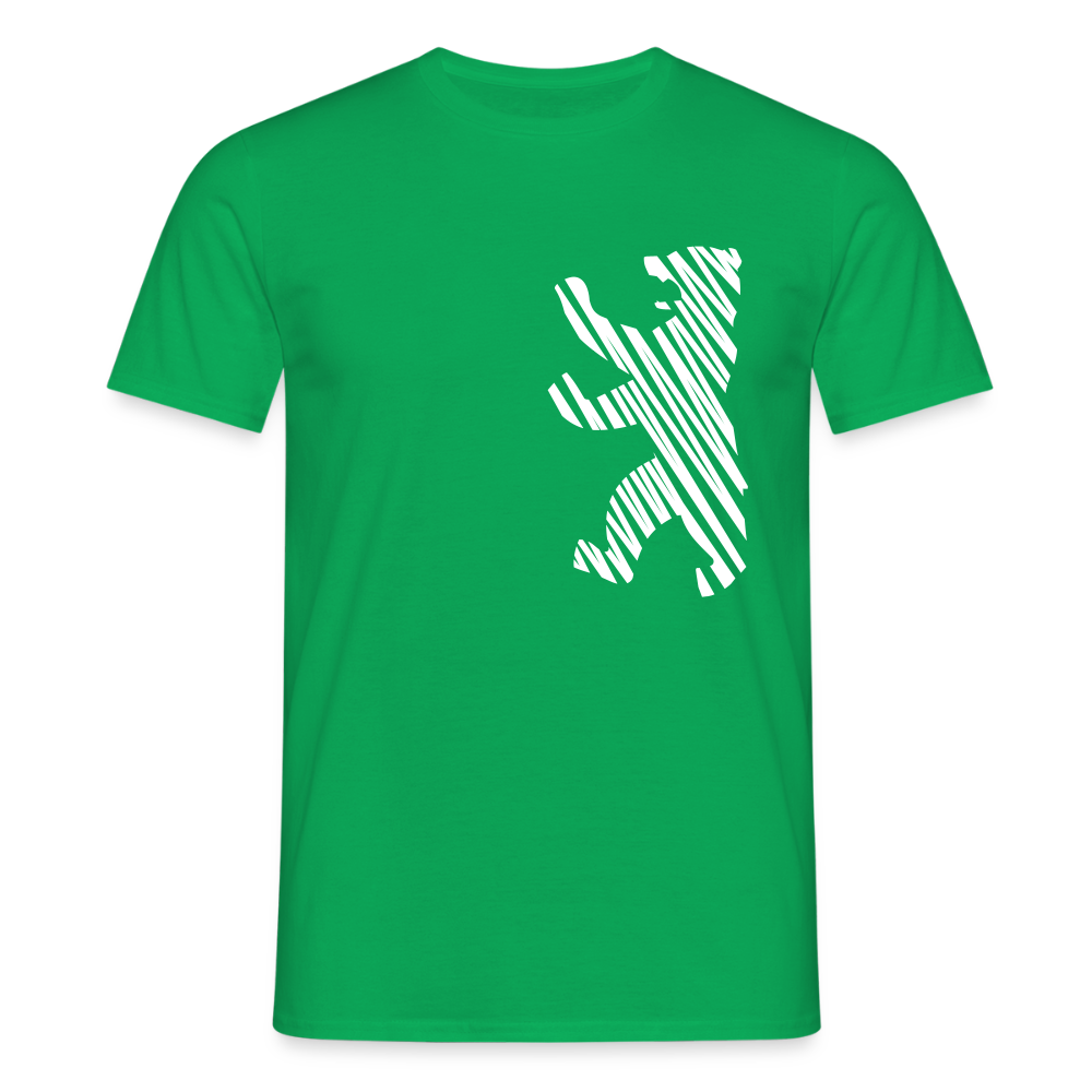 Berliner Bär im Netz - weiß - Männer Premium T-Shirt - Kelly Green