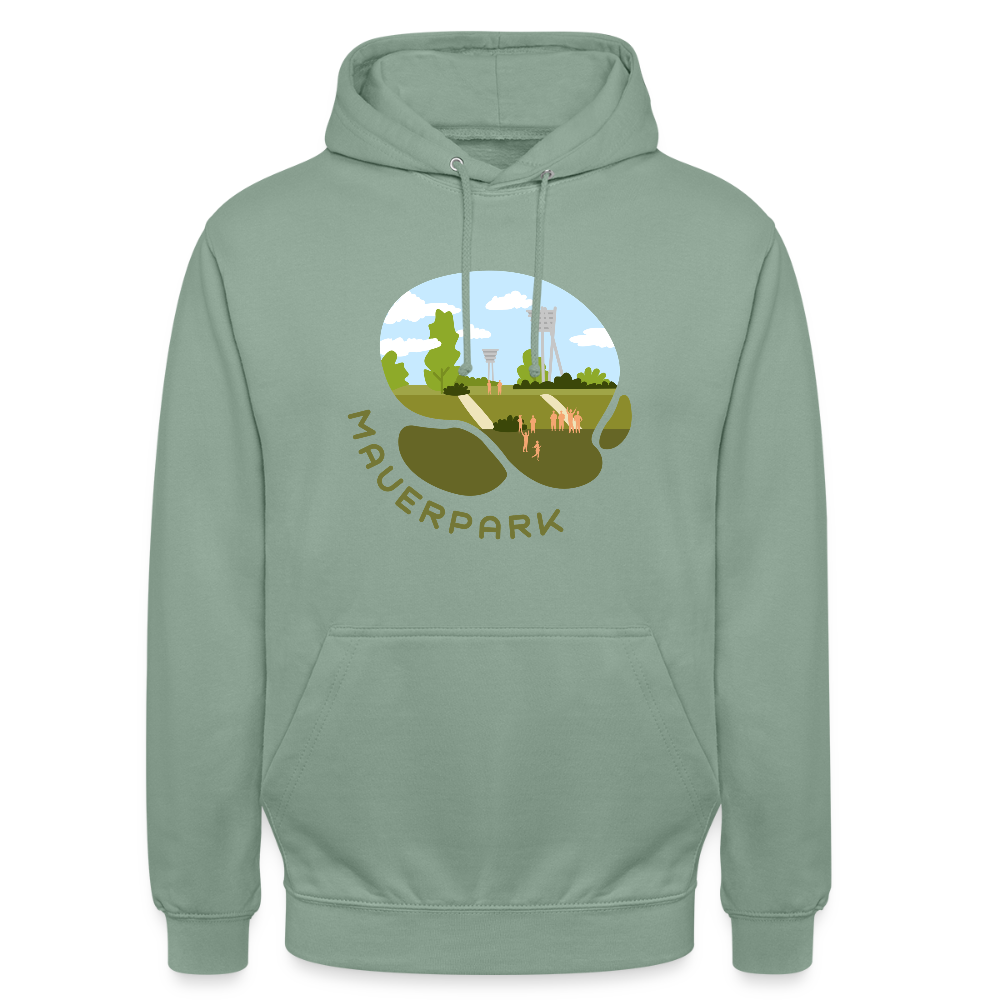 Mauerpark - Unisex Hoodie - Graugrün