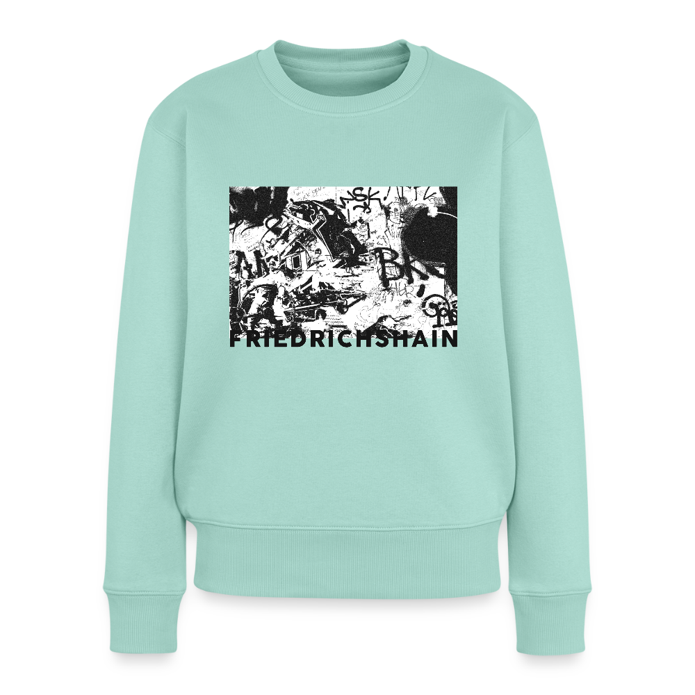 Friedrichshain Graffiti - Frauen Premium Pullover - Mint 