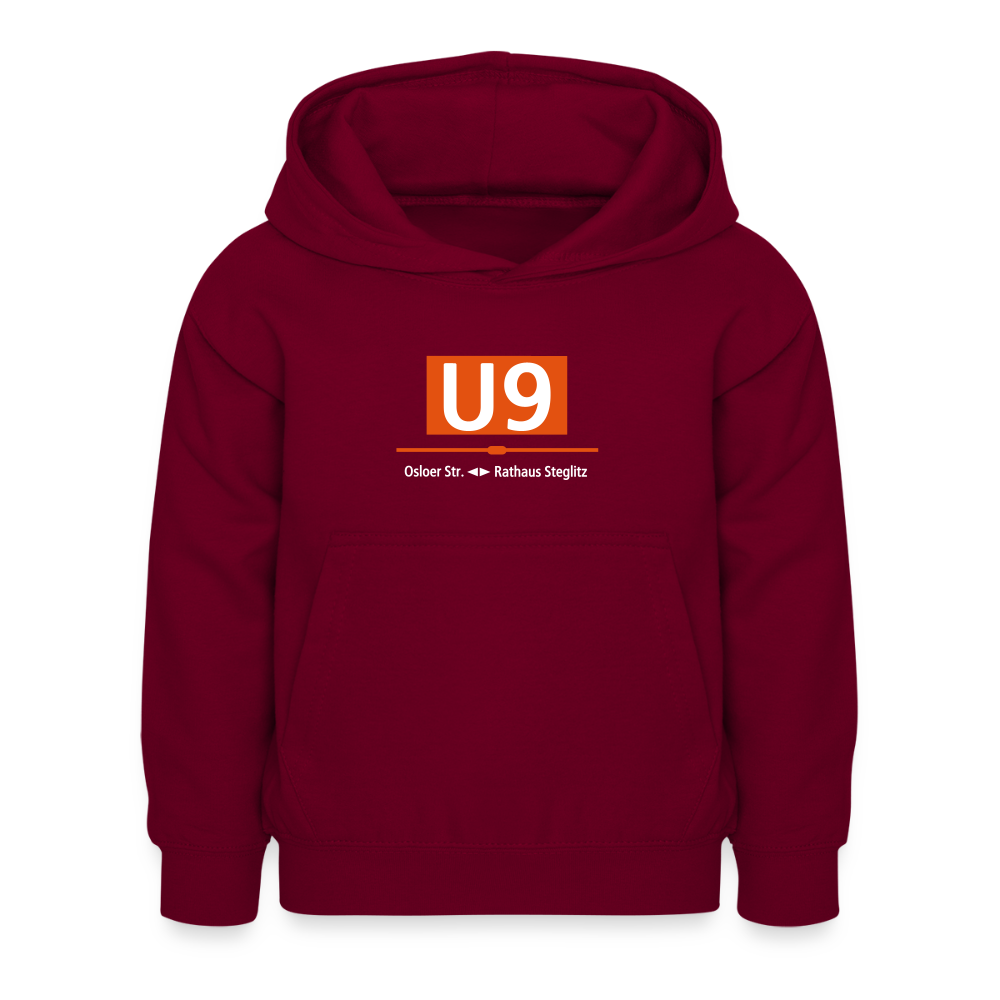 U9 - Kinder Premium Hoodie - Bordeaux