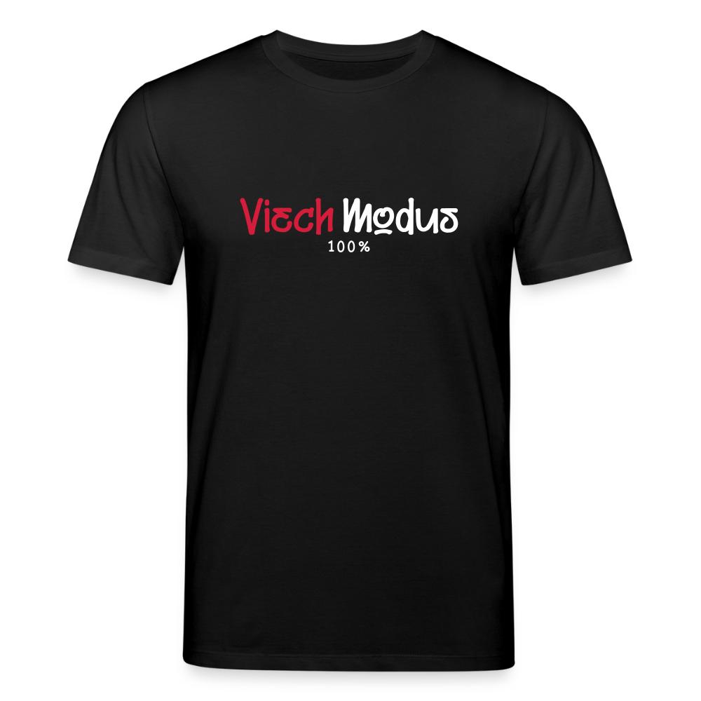Viech Modus 100% - Unisex Bio T-Shirt - Schwarz