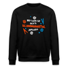 Mit'n Klammabeutel jepudat - Unisex Bio Sweatshirt - Schwarz