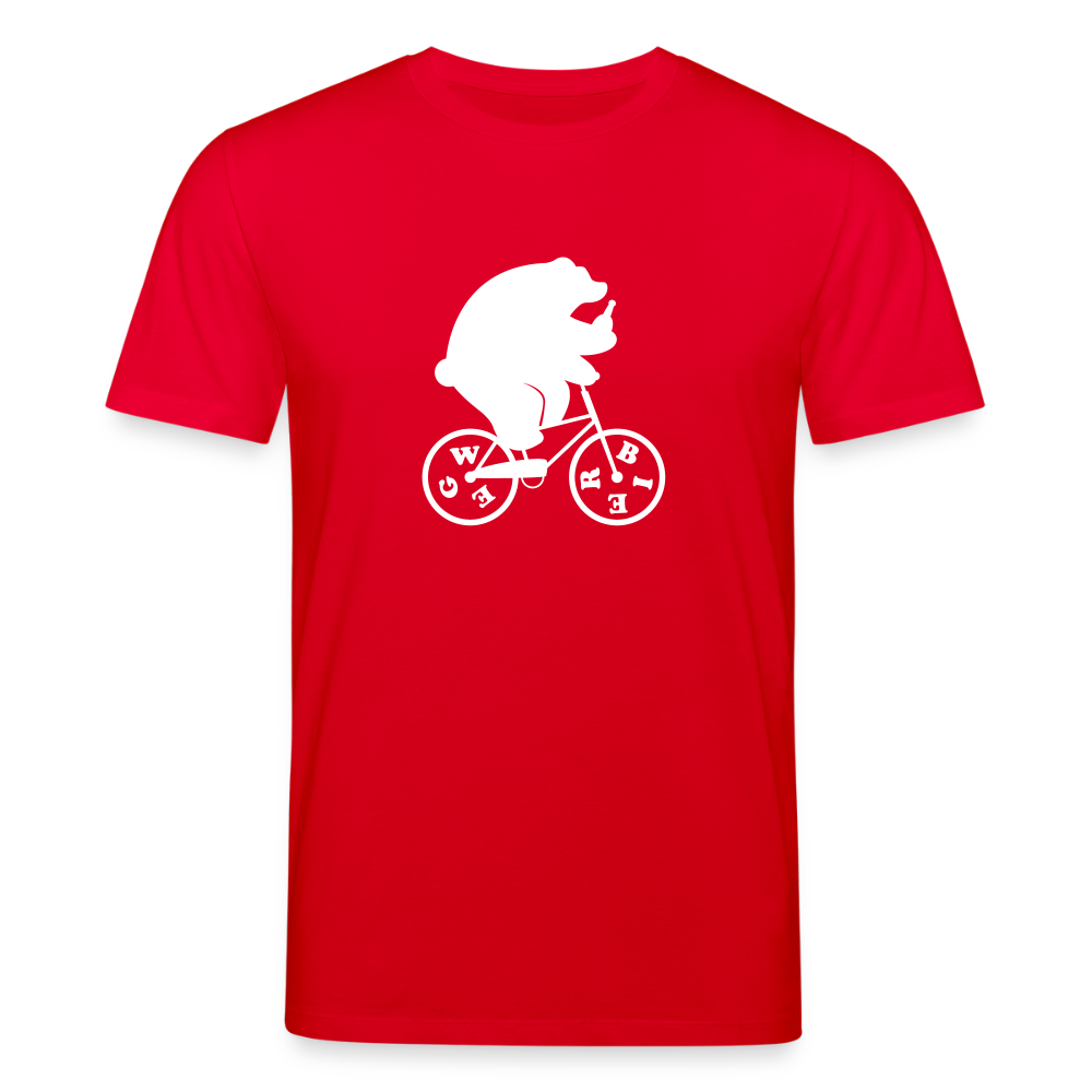 Wegbier Berlin - Unisex Bio T-Shirt - Rot