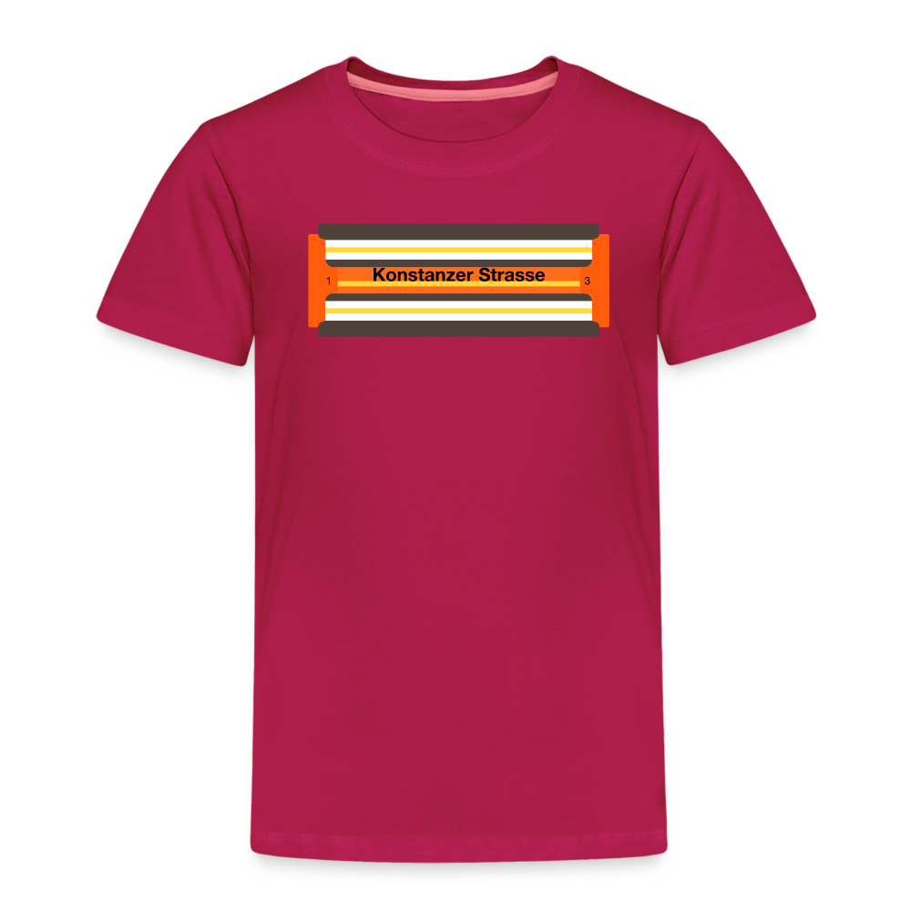 Konstanzer Strasse - Kinder Premium T-Shirt - dunkles Pink