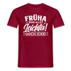 Früha war allet leichta! Ooch icke! - Männer Premium T-Shirt - Ziegelrot