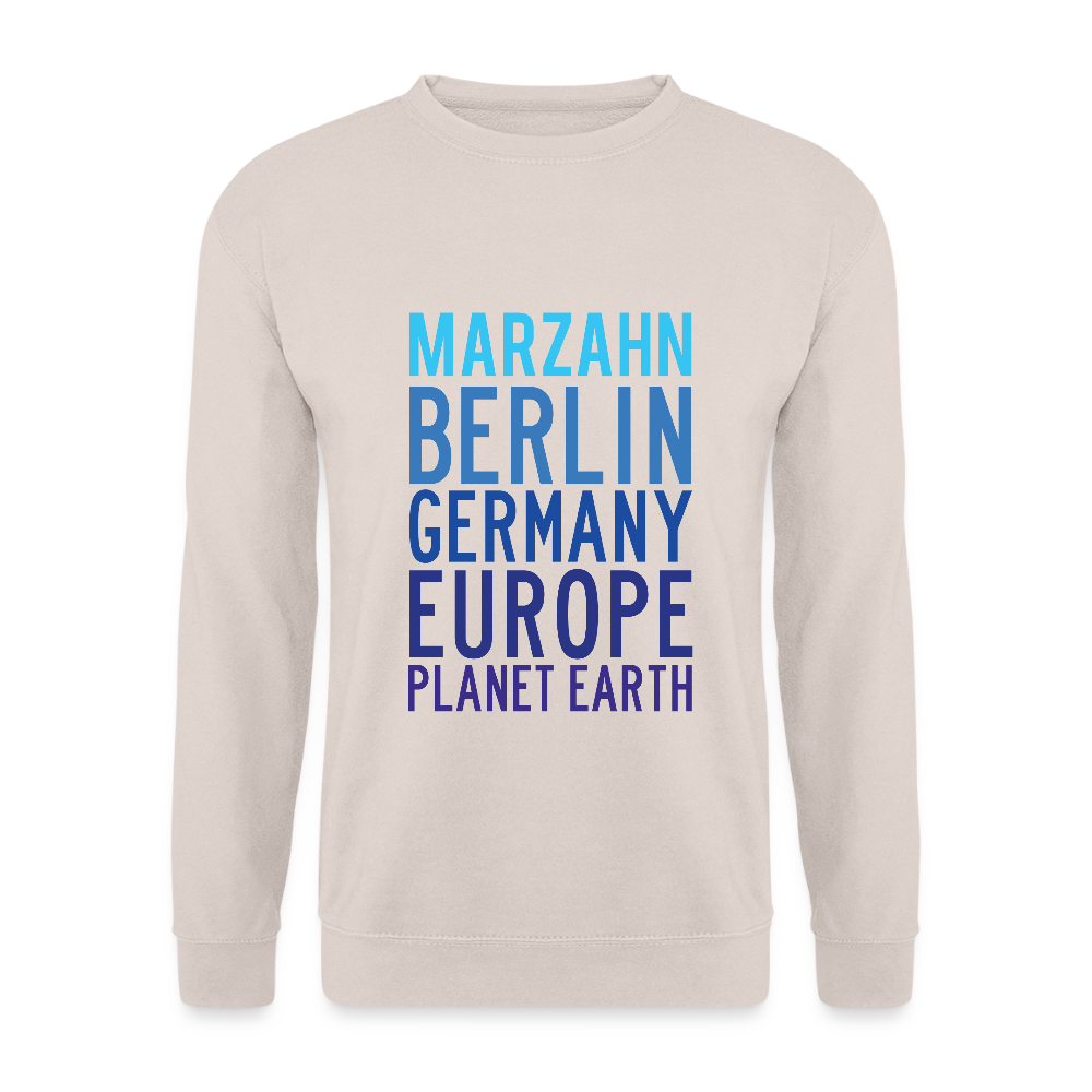 Marzahn Planet Earth - Unisex Pullover - Sand
