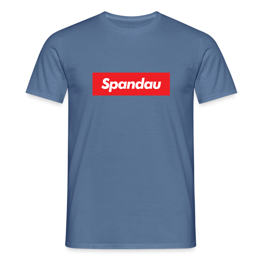 Spandau rot - Männer Premium T-Shirt - Taubenblau