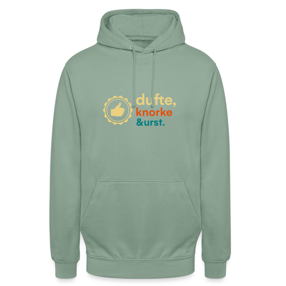 Dufte, Knorke, Urst - Unisex Hoodie - Graugrün