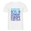 Wilmersdorf Planet Earth - Männer Premium T-Shirt - Weiß