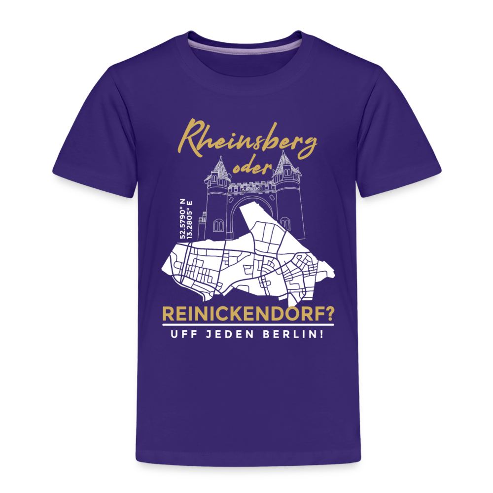 Rheinsberg Oder Reinickendorf - Kinder Premium T-Shirt - Lila