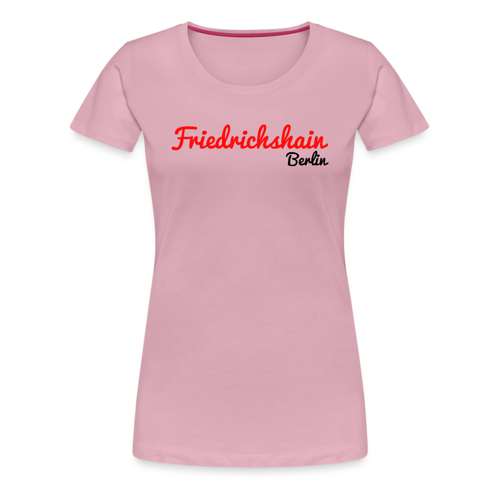 Friedrichshain Berlin - Frauen Premium T-Shirt - Hellrosa