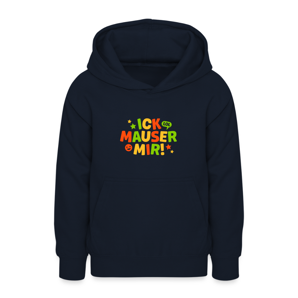 ick mauser - Teenager Hoodie - Navy