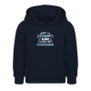 Könnt' ick fliejen, wär ick zu faul zum Flüjelschlagen - Kinder Hoodie - Navy