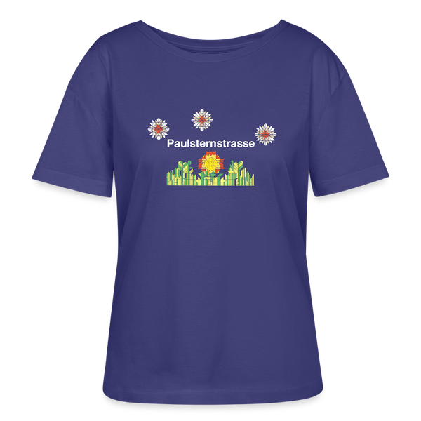 Paulsternstrasse - Relaxed Rundhals Frauen Bio-T-Shirt - Dämmerung