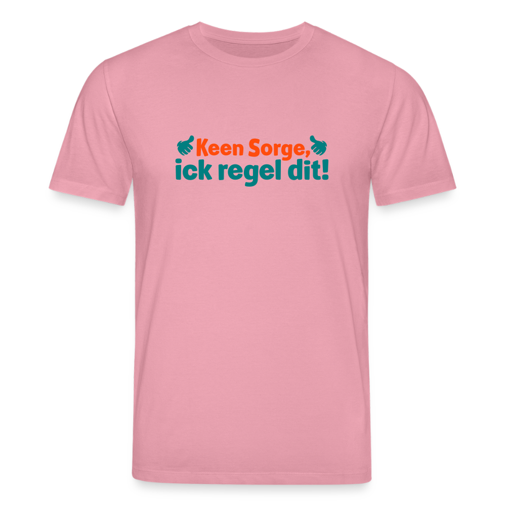 Keene Sorge, ick regel dit! - Unisex Bio T-Shirt - Lila Traum