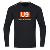 U9 - Männer Sport Langamshirt - Schwarz