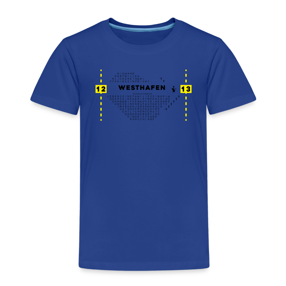 Westhafen - Kinder Premium T-Shirt - Königsblau