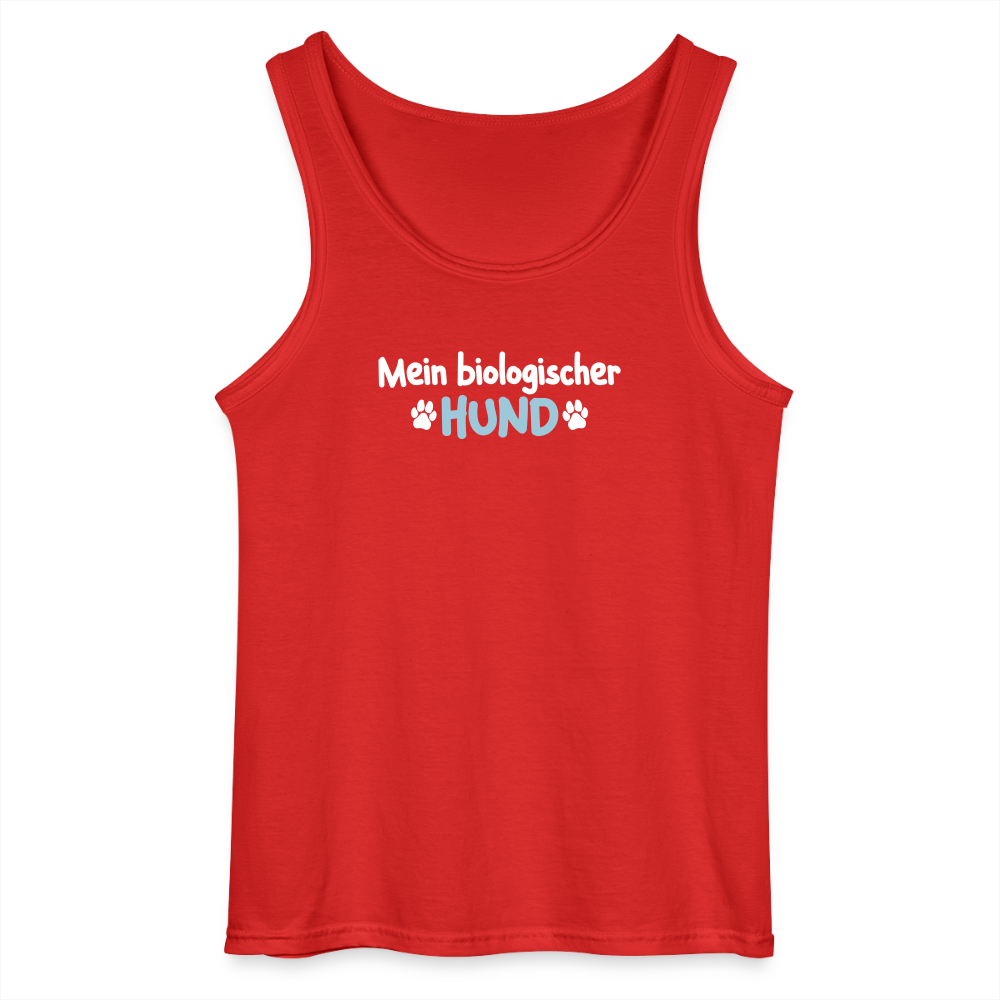 Mein biologischer Hund. - Männer Tank Top - Rot