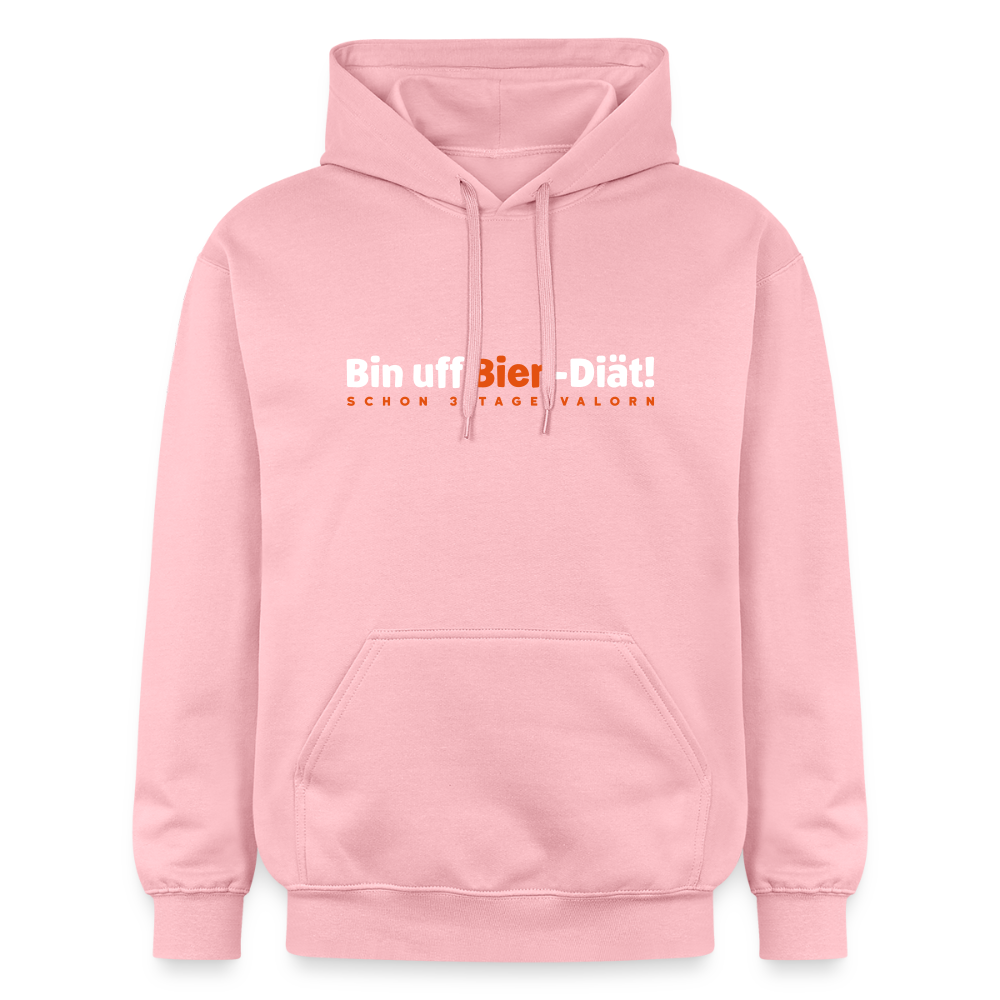 Bin uff Bier-Diät! (schon 3 Tage valorn) - Hoodie - Hellrosa