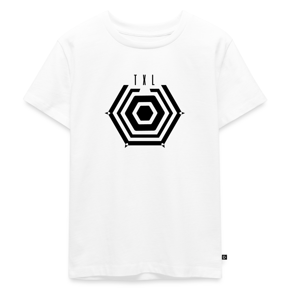 Tegel TXL Umrisse - Kinder Premium T-Shirt - Weiß