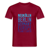 Neukölln Planet Earth - Männer Premium T-Shirt - Ziegelrot