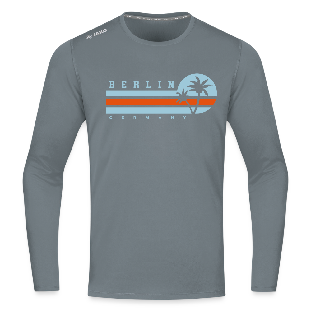 Berlin, Germany - Männer Sport Langamshirt - Grau