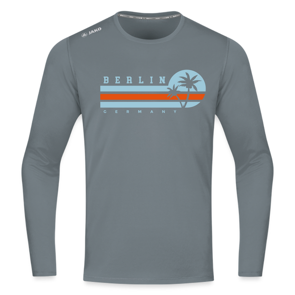 Berlin, Germany - Männer Sport Langamshirt - Grau